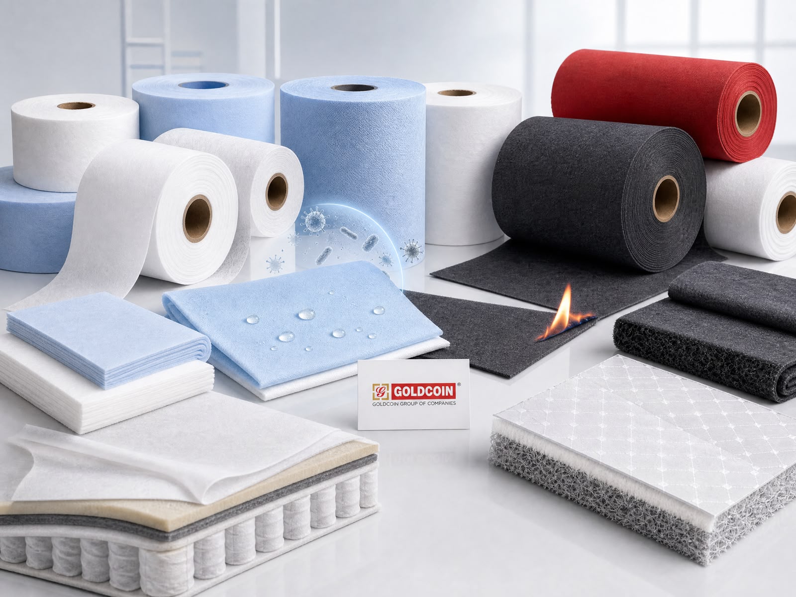 Non-Woven Fabric Closeup